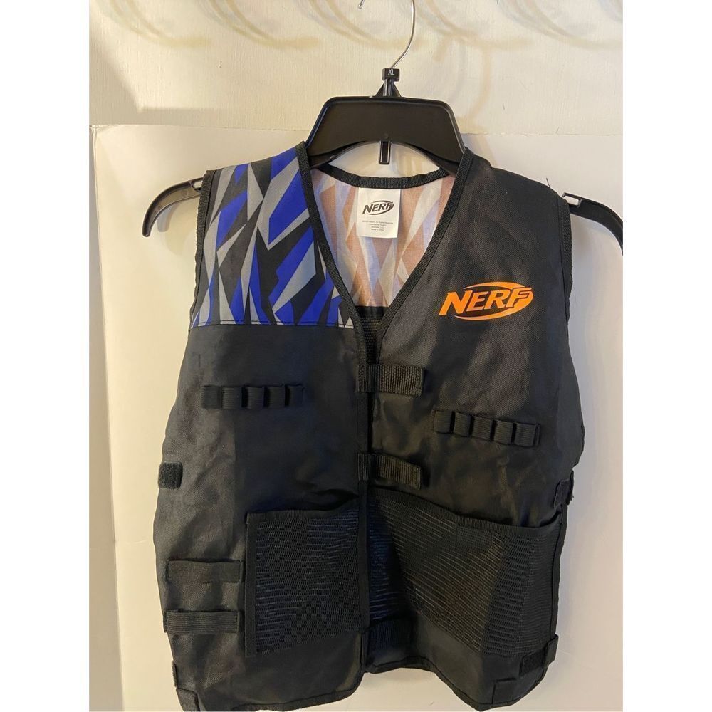 Nerf Hasbro vest youth sized polyester‎ mesh 16x20"